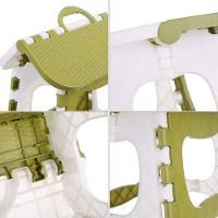 Banco Banqueta De Plástico Dobrável Banquinho Resistente Mul - 7