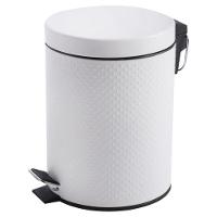 Lixeira Pedal 5l Texturizada Inox Balde Removível Redondabra