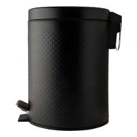 Lixeira Pedal 5l Texturizada Inox Balde Removível Redondabra - 8