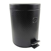 Lixeira Pedal 5l Texturizada Inox Balde Removível Redondabra - 10