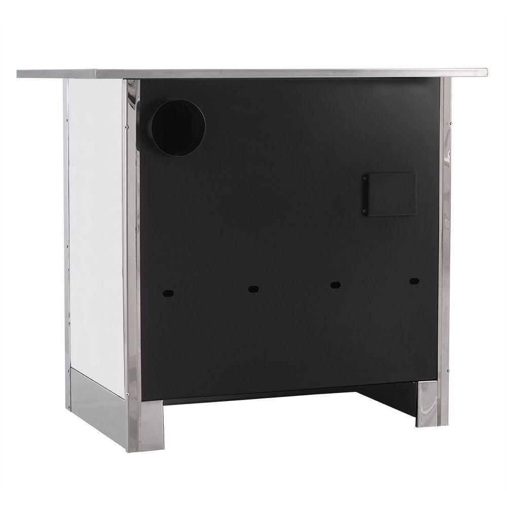 Fogão A Lenha Eclipse Direito Branco Chapa Vitroceramica N2 - 4