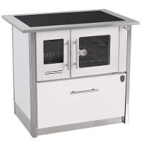 Fogão A Lenha Eclipse Direito Branco Chapa Vitroceramica N2 - 2