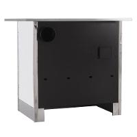 Fogão A Lenha Eclipse Direito Branco Chapa Vitroceramica N2