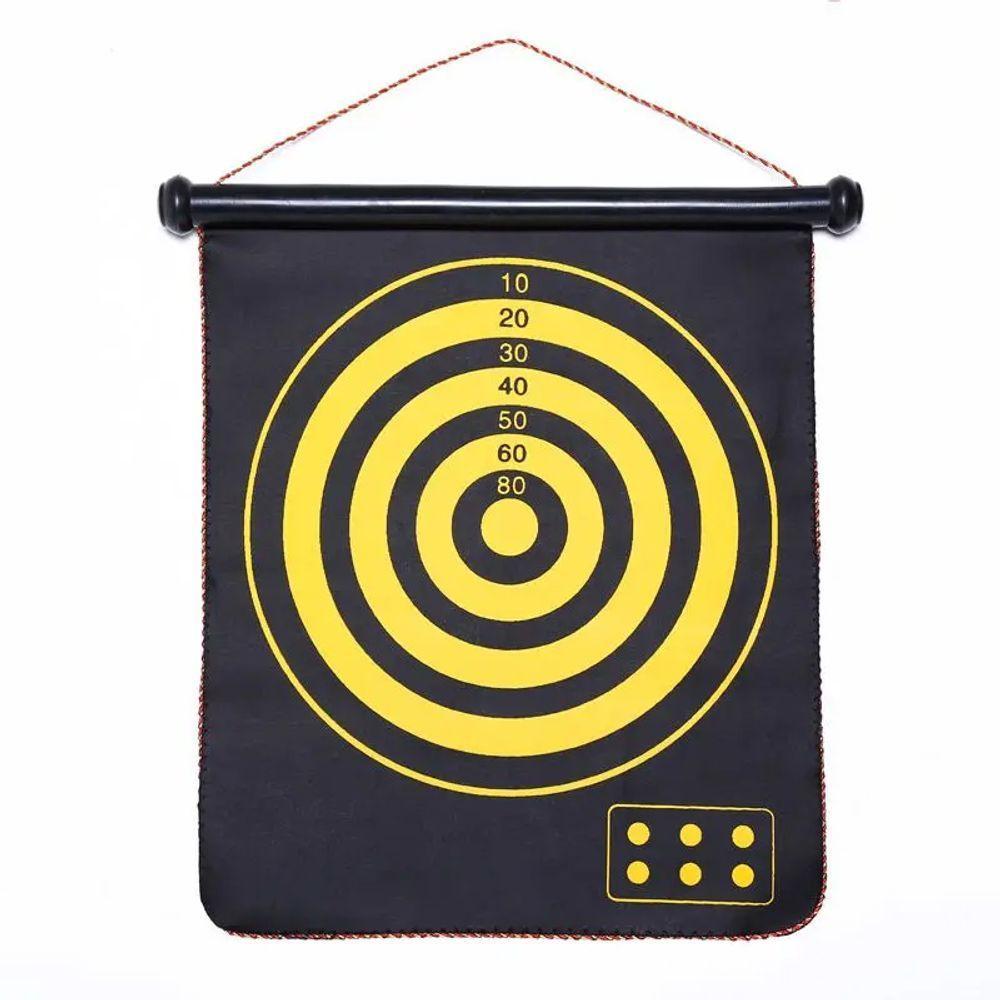 Jogo De Dardo Magnético Com Alvo Dupla Face Dobrável 4 Dardo - 5