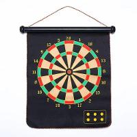 Jogo De Dardo Magnético Com Alvo Dupla Face Dobrável 4 Dardo - 2