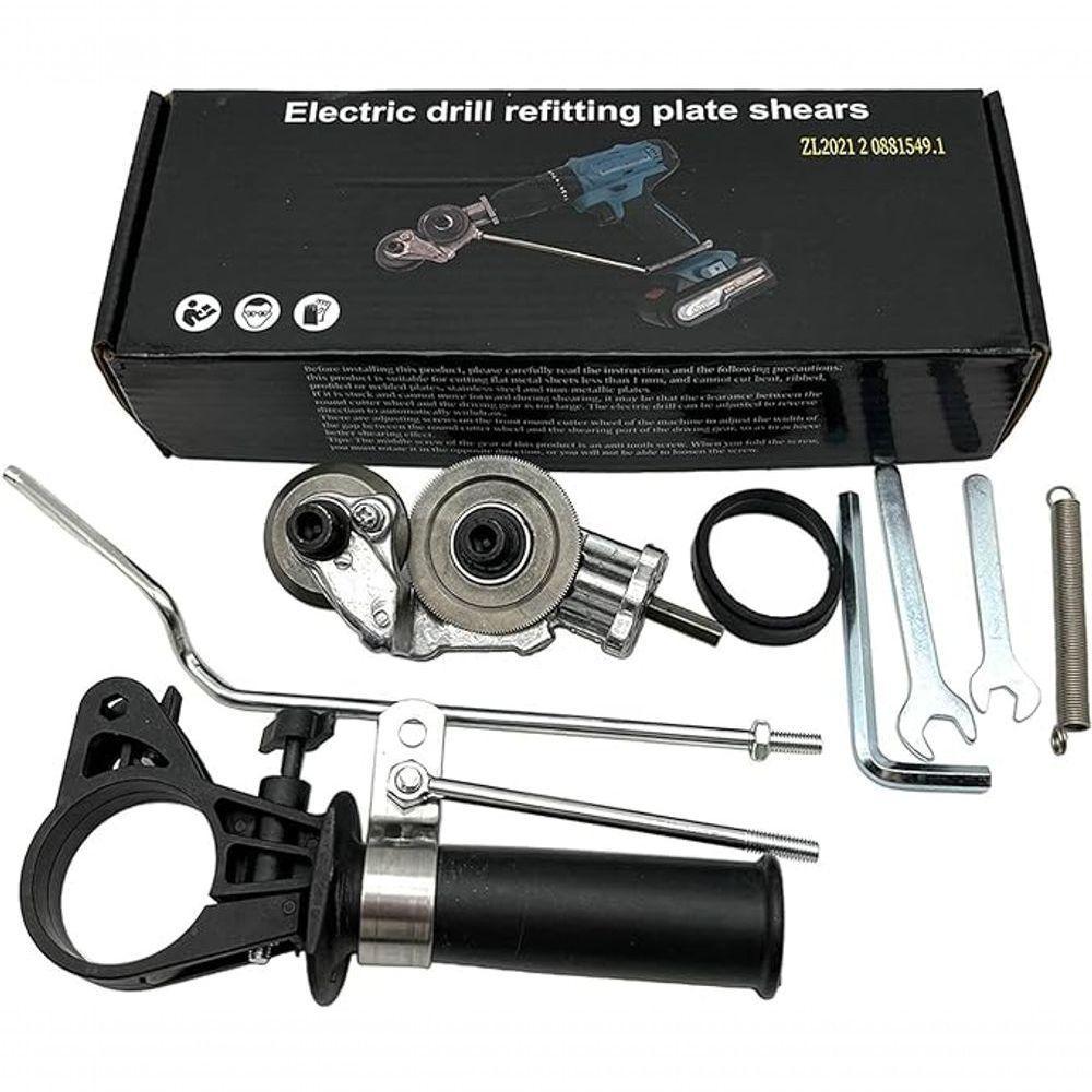 Cortador Profissional Placas Perfuração Metal Ferro Calhas U - 5