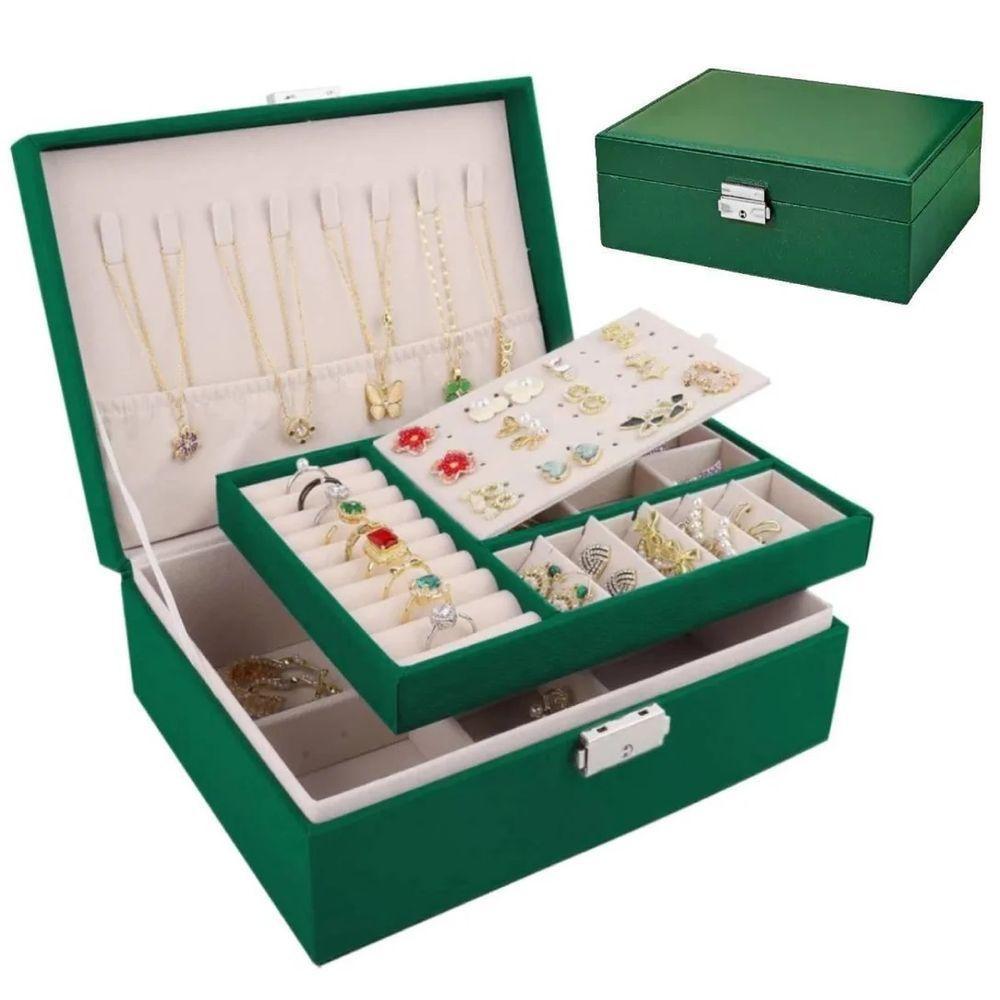 Porta Joia Grande Maleta Feminino Cor:rosa - 1