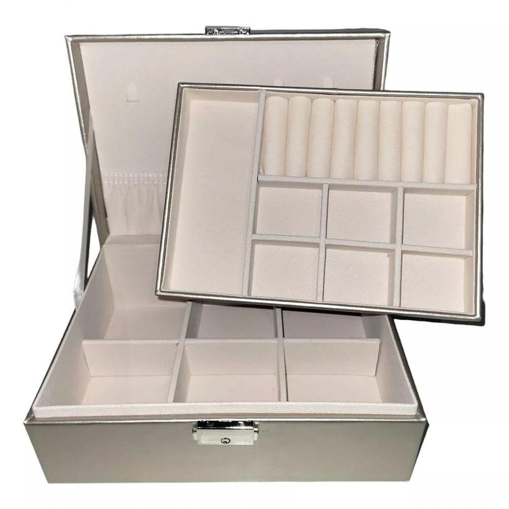 Porta Joia Grande Maleta Feminino Cor:rosa - 2