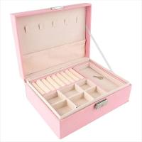 Porta Joia Grande Maleta Feminino Cor:rosa