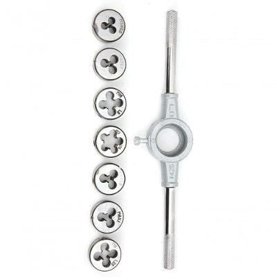 Conjunto Tarraxas Cossinete 8 Peças Profissionais Para Traba