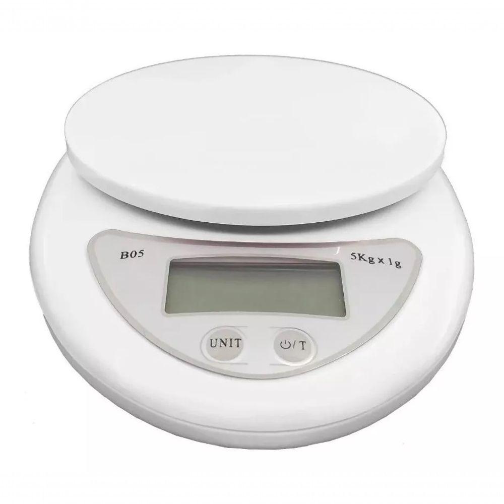Balanca Digital Cozinha Precisao 5kg Tara Bacia Vasilha Alim - 2
