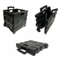 Carrinho Dobrável Portátil Cesto Tampa 30kg 45l Ferramentas