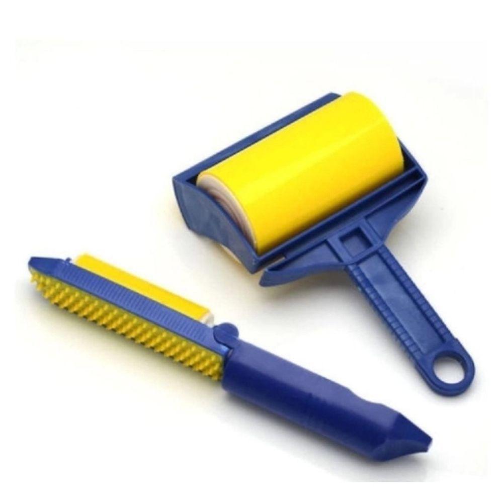 Rolo Adesivo Removível Lavável Limpeza Remove Pelos Poeira - 1