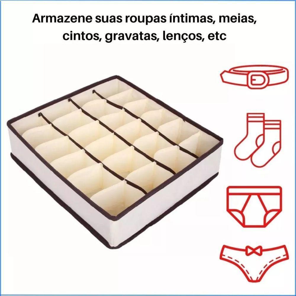 Organizador Colmeia 4 Unidades Para Roupas íntimas Kit Multi - 4