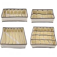 Organizador Colmeia 4 Unidades Para Roupas íntimas Kit Multi - 1