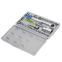 Kit Chaves Jogo Catraca Reversível Soquetes Sextavados Pito