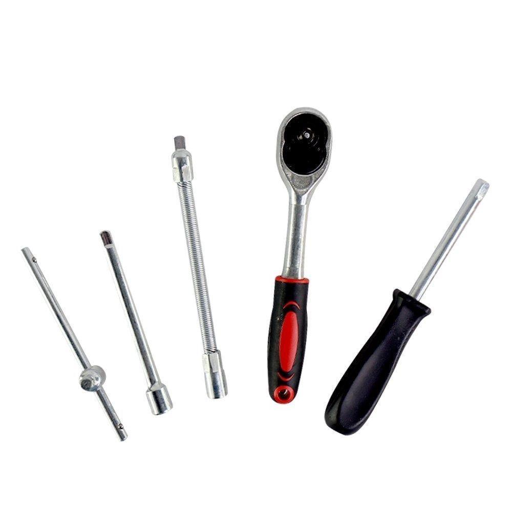 Kit Chave Combinada 46 Peças Profissional Catraca Soquetes A - 8