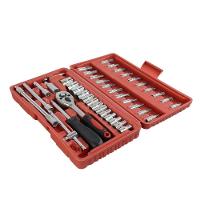 Kit Chave Combinada 46 Peças Profissional Catraca Soquetes A