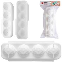 Forma De Gelo Bola De Golfe 4 Divisorias - 1