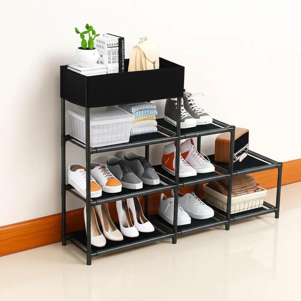 Sapateira 4 Andares 8 Kg Tnt, Ferro E Plastico 94 Cm X 21,5 - 5