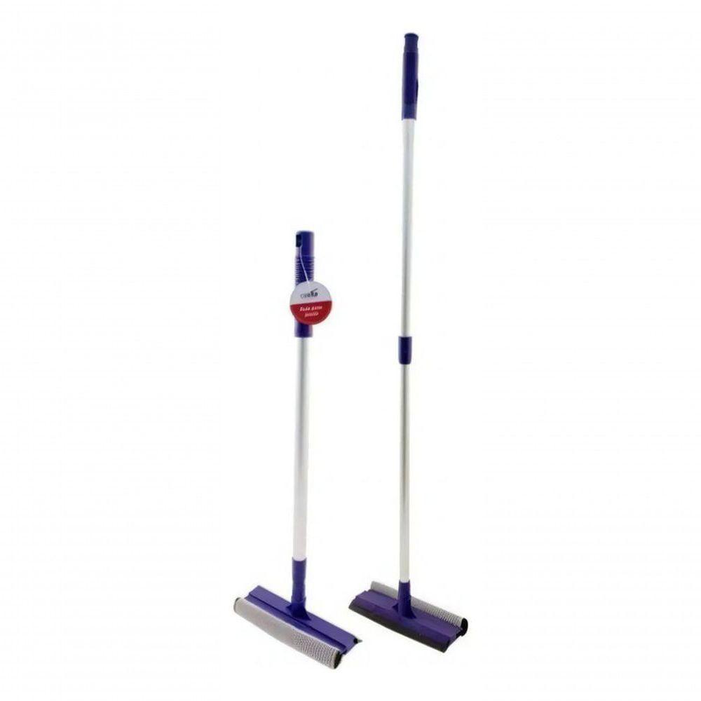 Rodo Limpa Vidro Mop Extensivel Janela Sacada Azulejo Lava S - 3