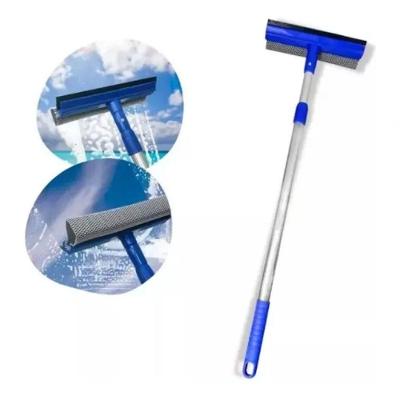 Rodo Limpa Vidro Mop Extensivel Janela Sacada Azulejo Lava S