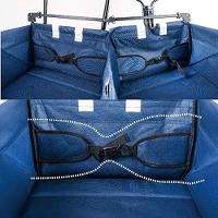 Vagão Dobrável Doméstico Rodas Aço Carrinho Transporte - 6