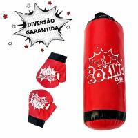 Kit Box Saco Pancada Boxe Com Luvas Brinquedo Infantil Soco - 2
