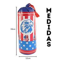 Kit Box Saco Pancada Boxe Com Luvas Brinquedo Infantil Soco - 8