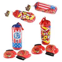 Kit Box Saco Pancada Boxe Com Luvas Brinquedo Infantil Soco - 9