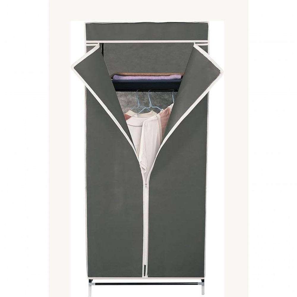 Guarda Roupa Portátil Organizador Tnt Ferro Plástico Compact - 7