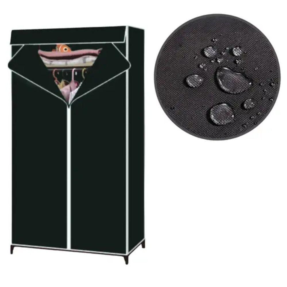 Guarda Roupa Portátil Organizador Tnt Ferro Plástico Compact - 8