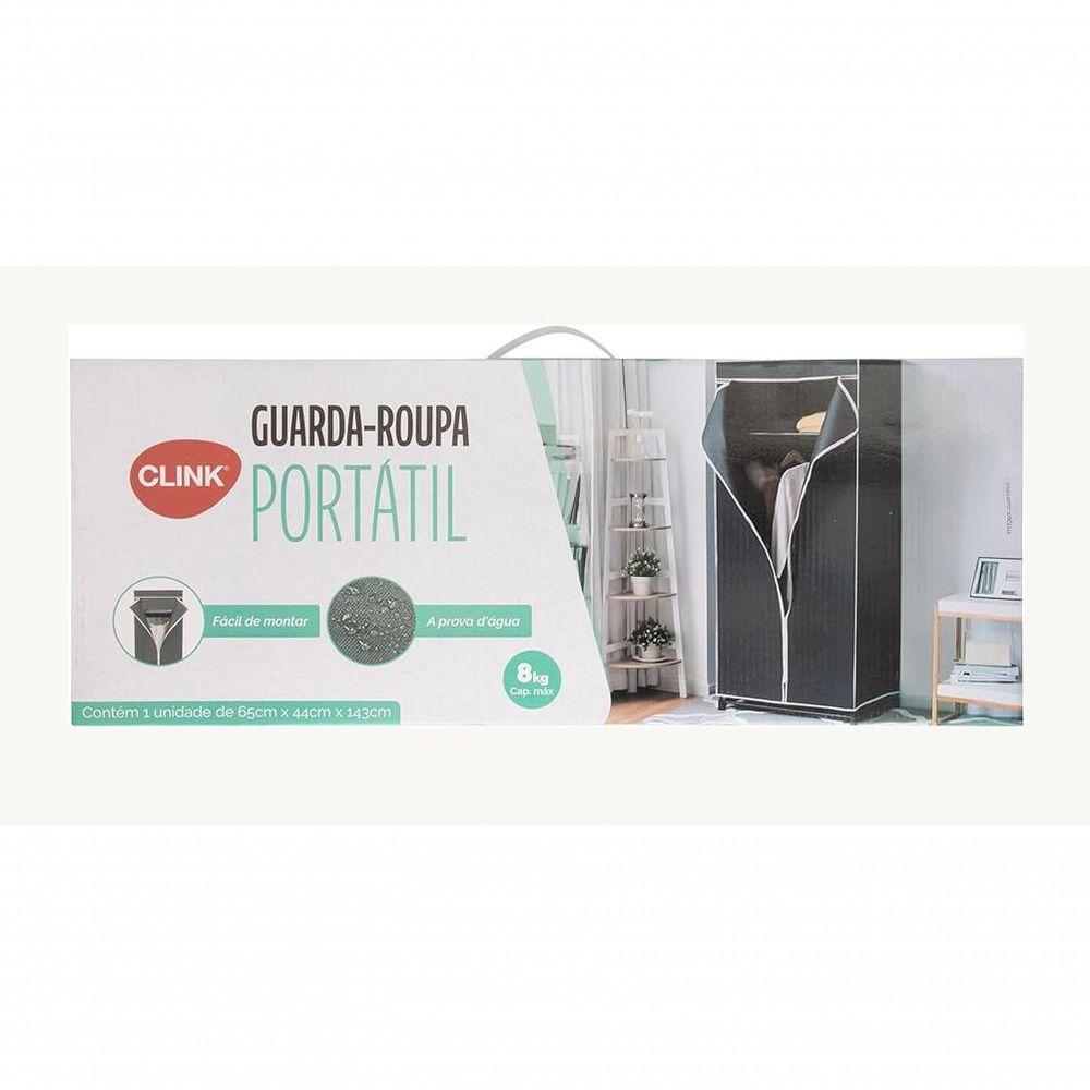 Guarda Roupa Portátil Organizador Tnt Ferro Plástico Compact - 10