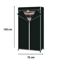 Guarda Roupa Portátil Organizador Tnt Ferro Plástico Compact