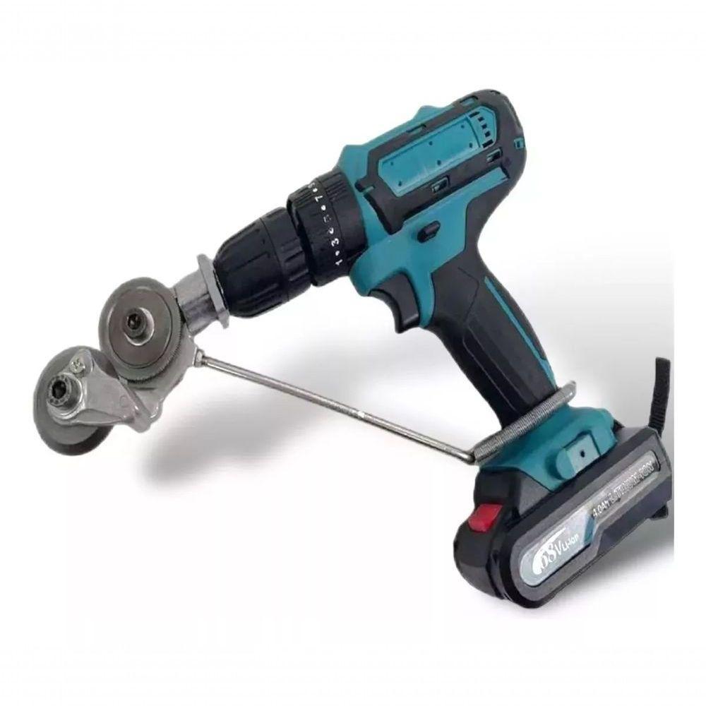 Ferramenta Cortar Placas Metálicas Perfuração Ferro Calhas C - 1