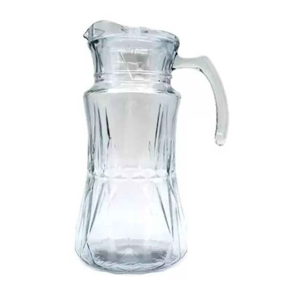 Jarra Vidro Tampa Trabalhada Relevo Suco água Refresco Chá D - 3