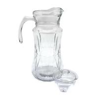 Jarra Vidro Tampa Trabalhada Relevo Suco água Refresco Chá D - 5