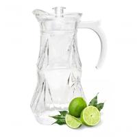 Jarra Vidro Tampa Trabalhada Relevo Suco água Refresco Chá D - 6