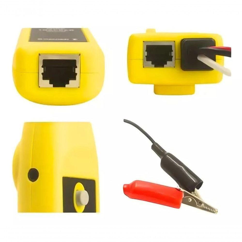 Kit Testador Cabos Localizador Mapeamento Telefonia Rede Lan - 5