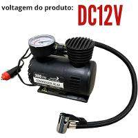 Mini Compressor Ar Portátil 12v 3 Adaptadores Bomba De Enche