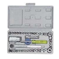 Ferramentas Kit 40 Peças Chaves Soquetes Sextavados Catraca - 5