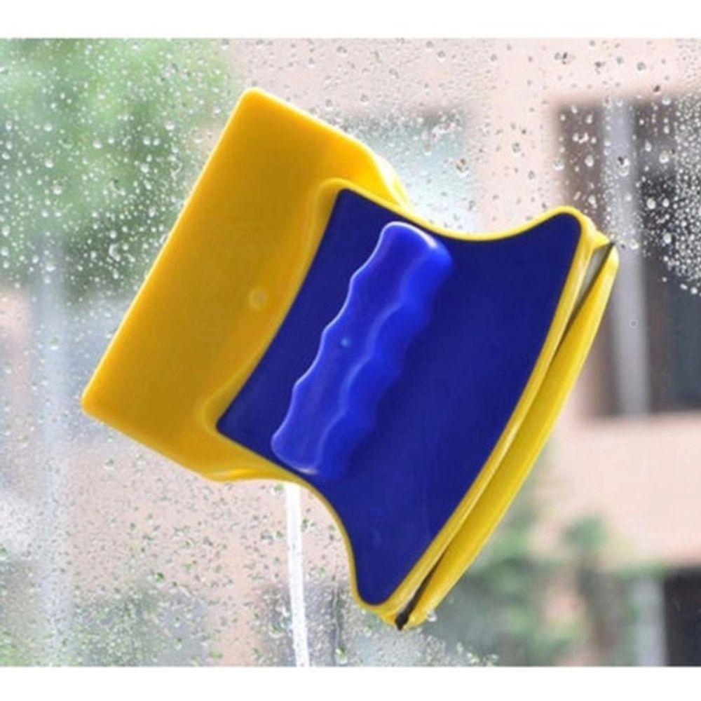 Kit Limpador De Vidros Magnético Dupla Face Com Espuma E Cor - 2