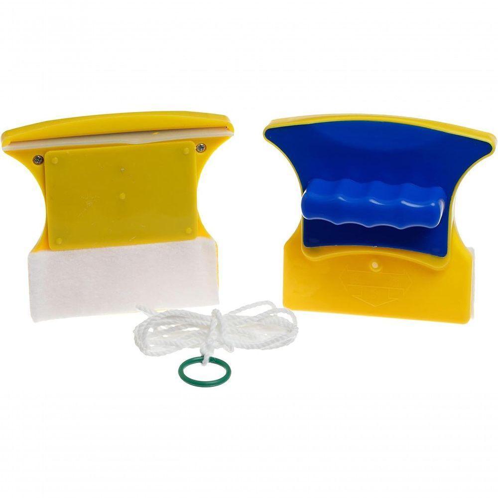 Kit Limpador De Vidros Magnético Dupla Face Com Espuma E Cor - 4