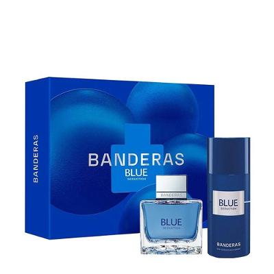 Kit Banderas Blue Seduction Masculino Edt 100ml + Deo 150ml