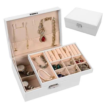 Porta Joia Grande Maleta Feminino Cor:branco