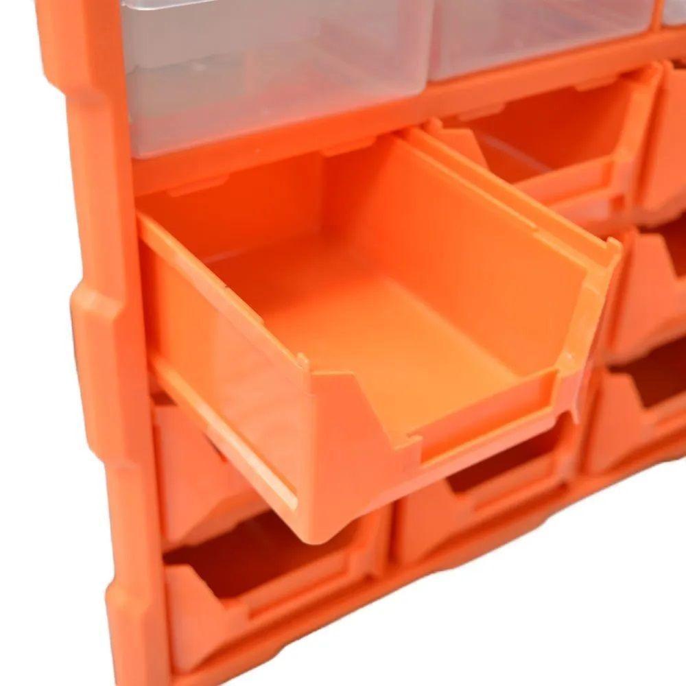 Organizador Plástico Multiuso Gaveteiro 18 Gavetas Divisória - 4