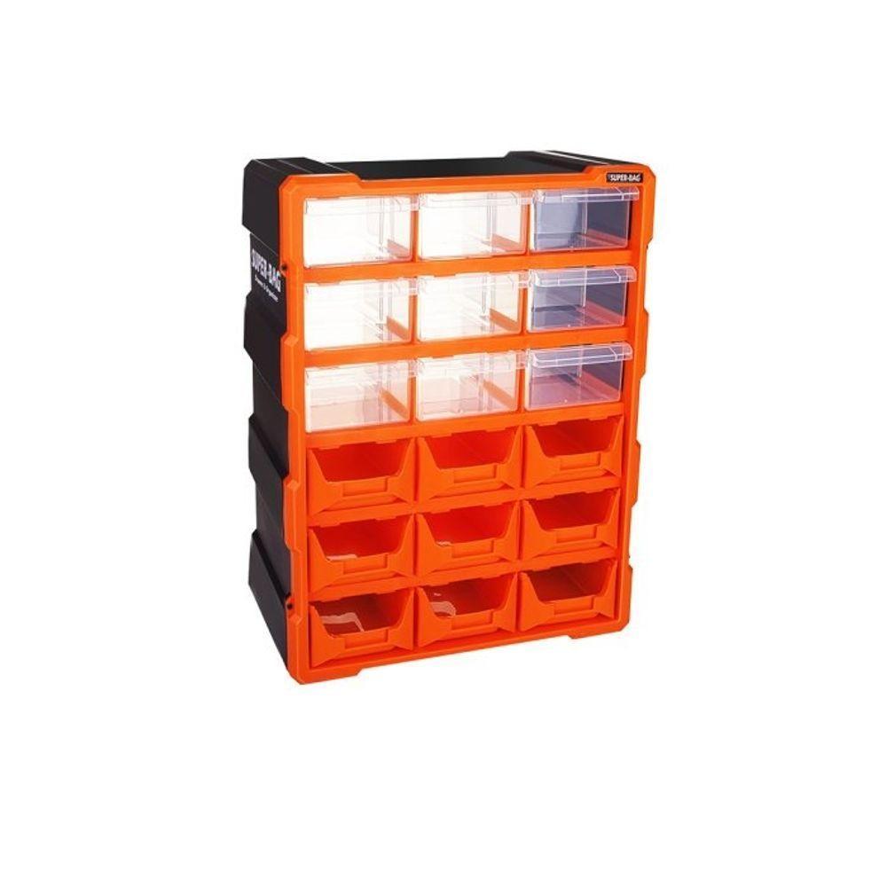 Organizador Plástico Multiuso Gaveteiro 18 Gavetas Divisória - 7