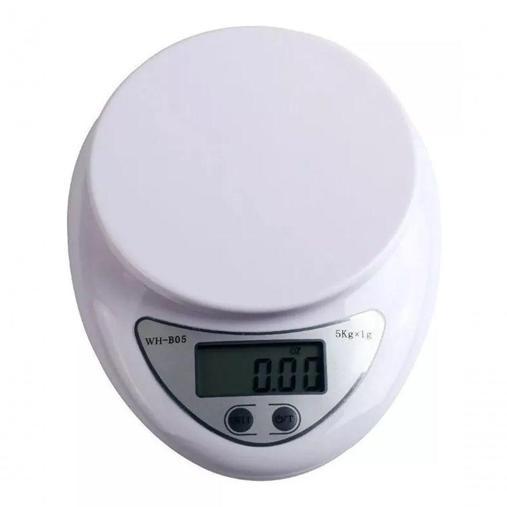 Balanca Digital Cozinha Tara 5kg Precisao Vasilha Alimentos - 3