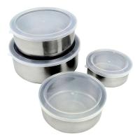 Conjunto Potes Aço Inox Tampa Hermética Tigelas 4 Peças - 2