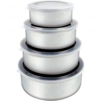 Conjunto Potes Aço Inox Tampa Hermética Tigelas 4 Peças - 8
